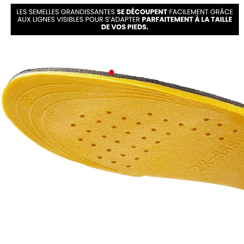Semelles grandissantes